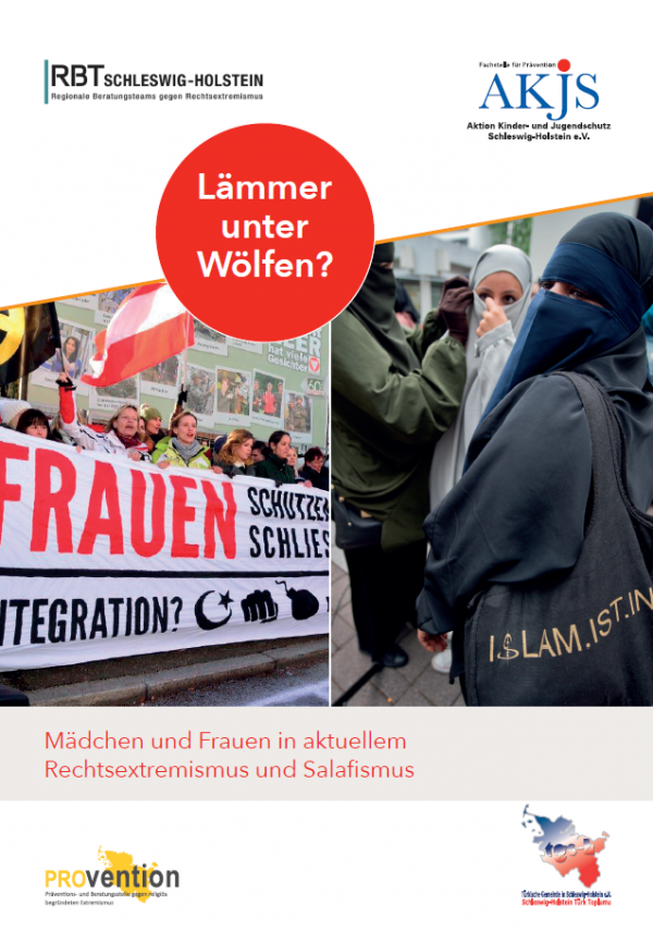 Titel Lämmer unter Wölfen - Mädchen und Frauen in aktuellem Rechtsextremismus und Salafismus