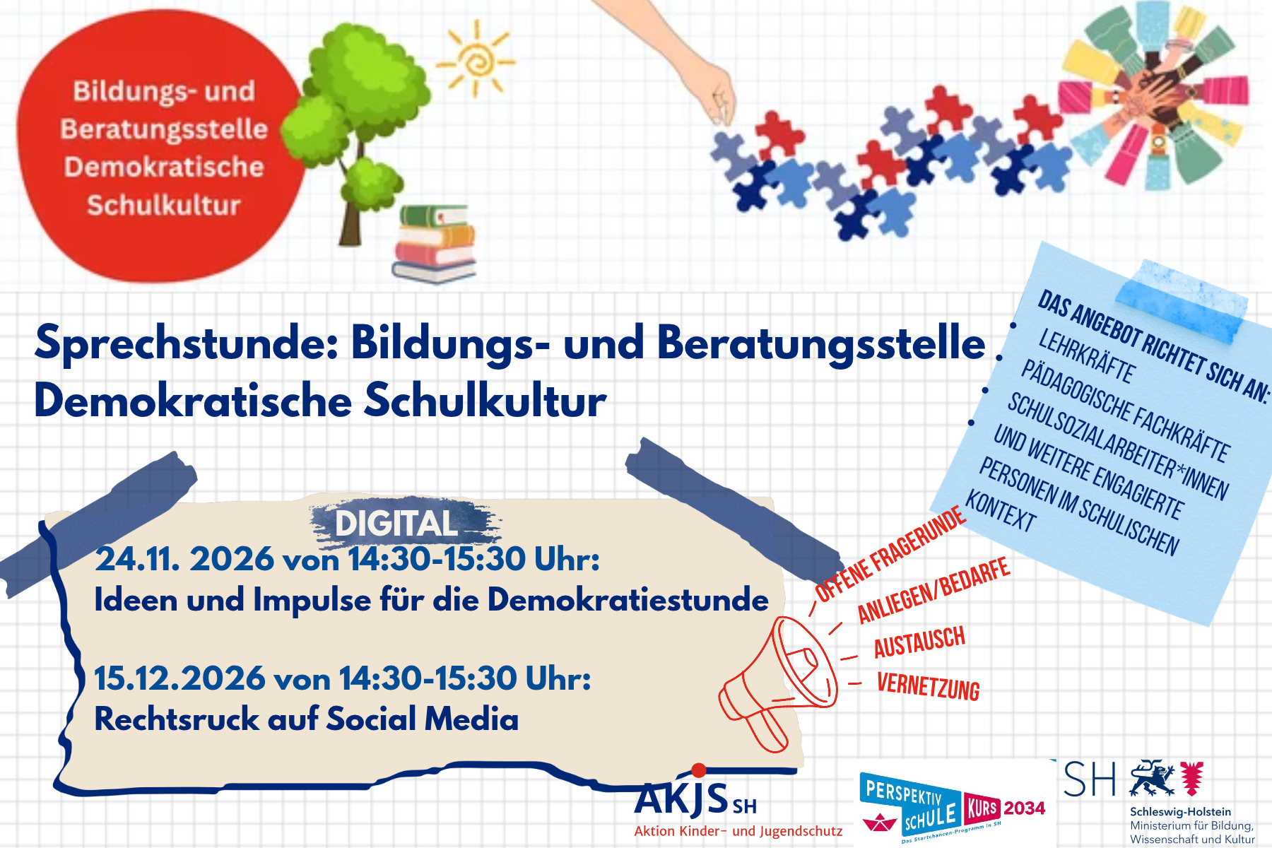 Sprechstunde Bildungs- und Beratungsstelle Demokratische SchulkulturDemokratische Schulkultur: Rechtsruck auf Social Media